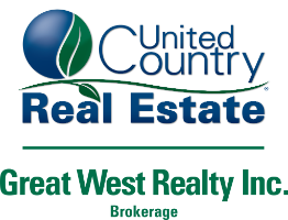 Oliver Stephens United Country Real Estate Great West Realty Inc. Logo